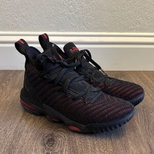 Nike LeBron Fresh Red Athletic Shoes